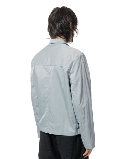 lost & found Wanze Wanze Zip Blouson Nylon Poly Silver Blue