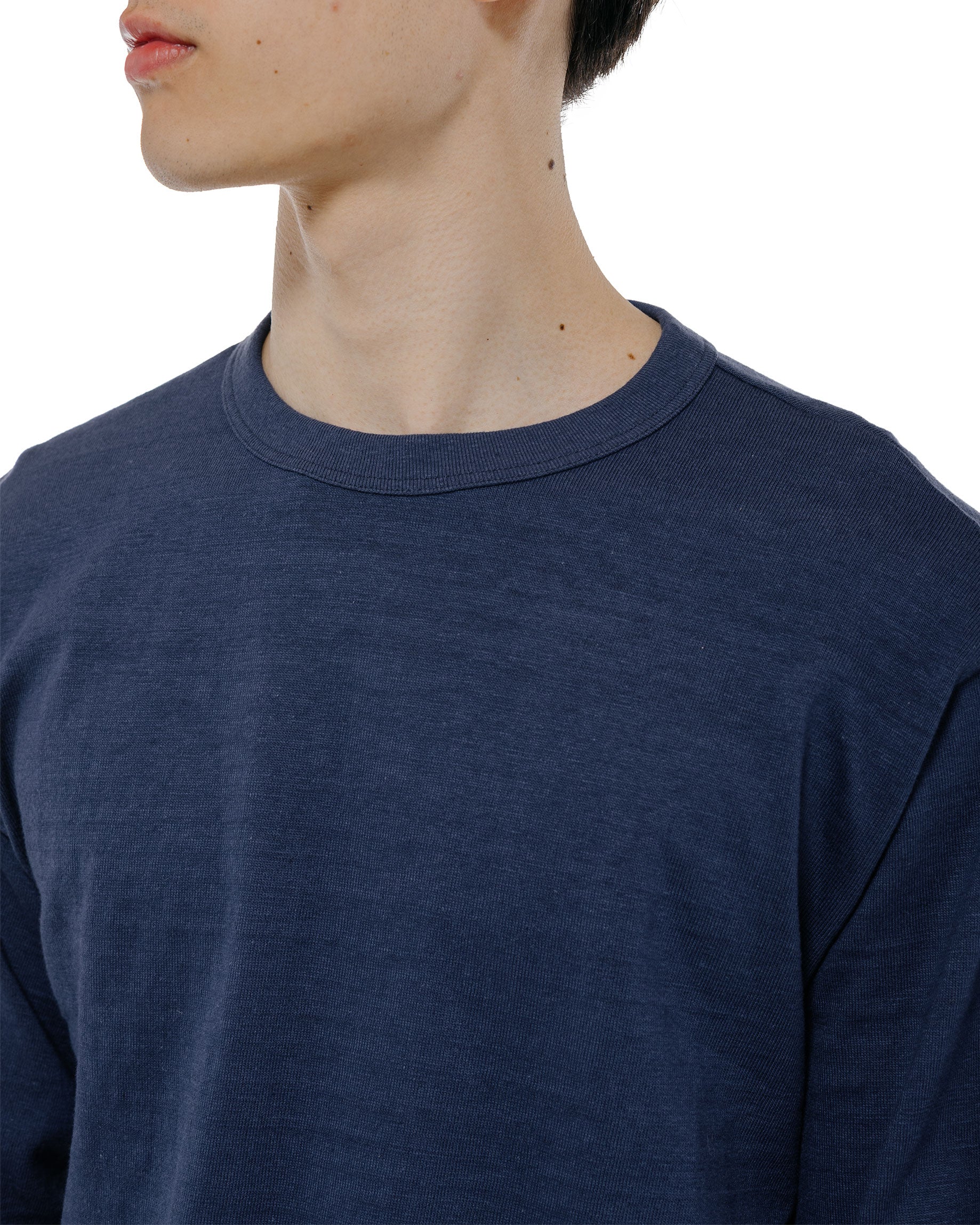 lost & found Warehouse Warehouse Lot. 5906 Long Sleeve Crew Neck T-Shirt Navy