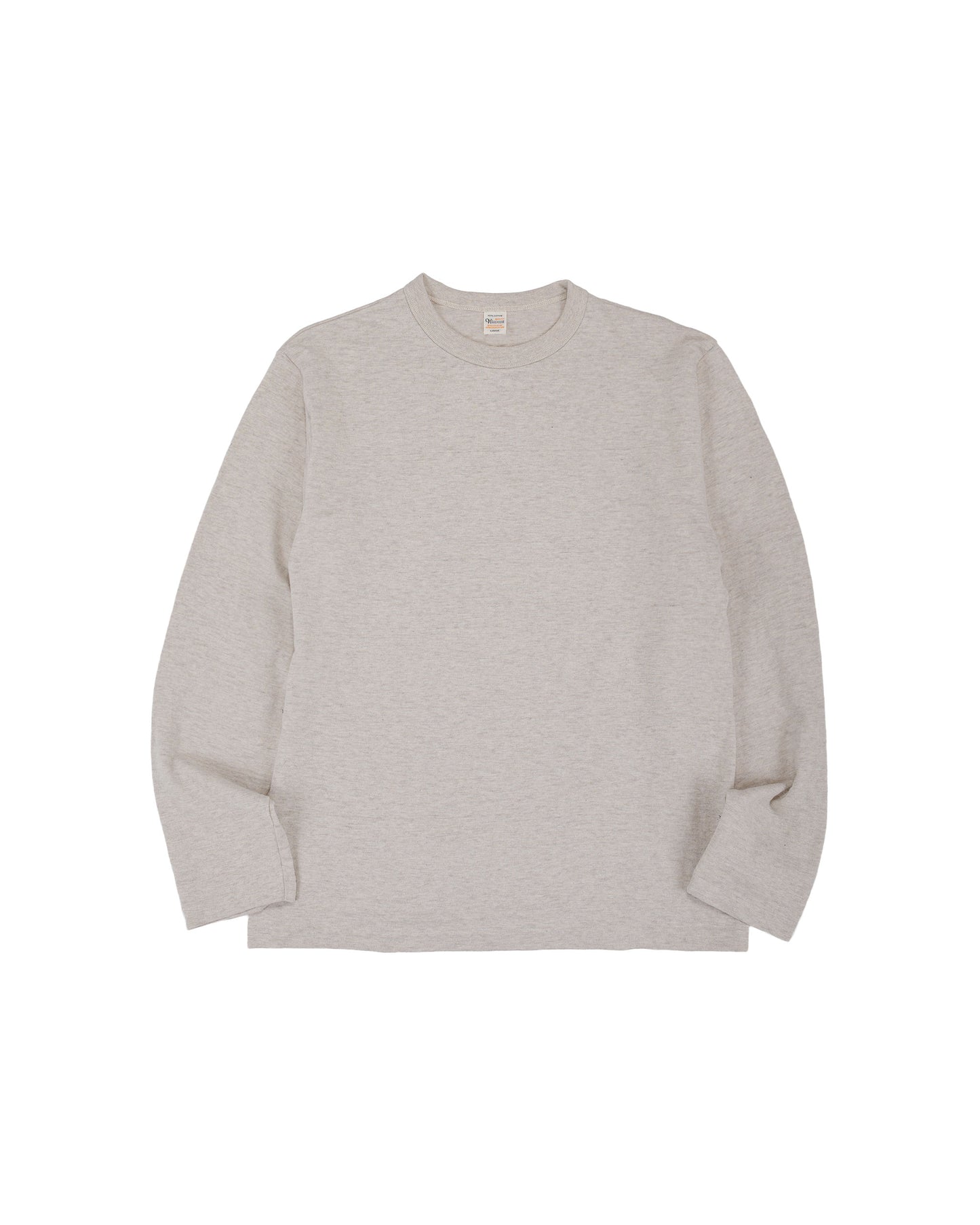 lost & found Warehouse Warehouse Lot. 5906 Long Sleeve Crew Neck T-Shirt Oatmeal