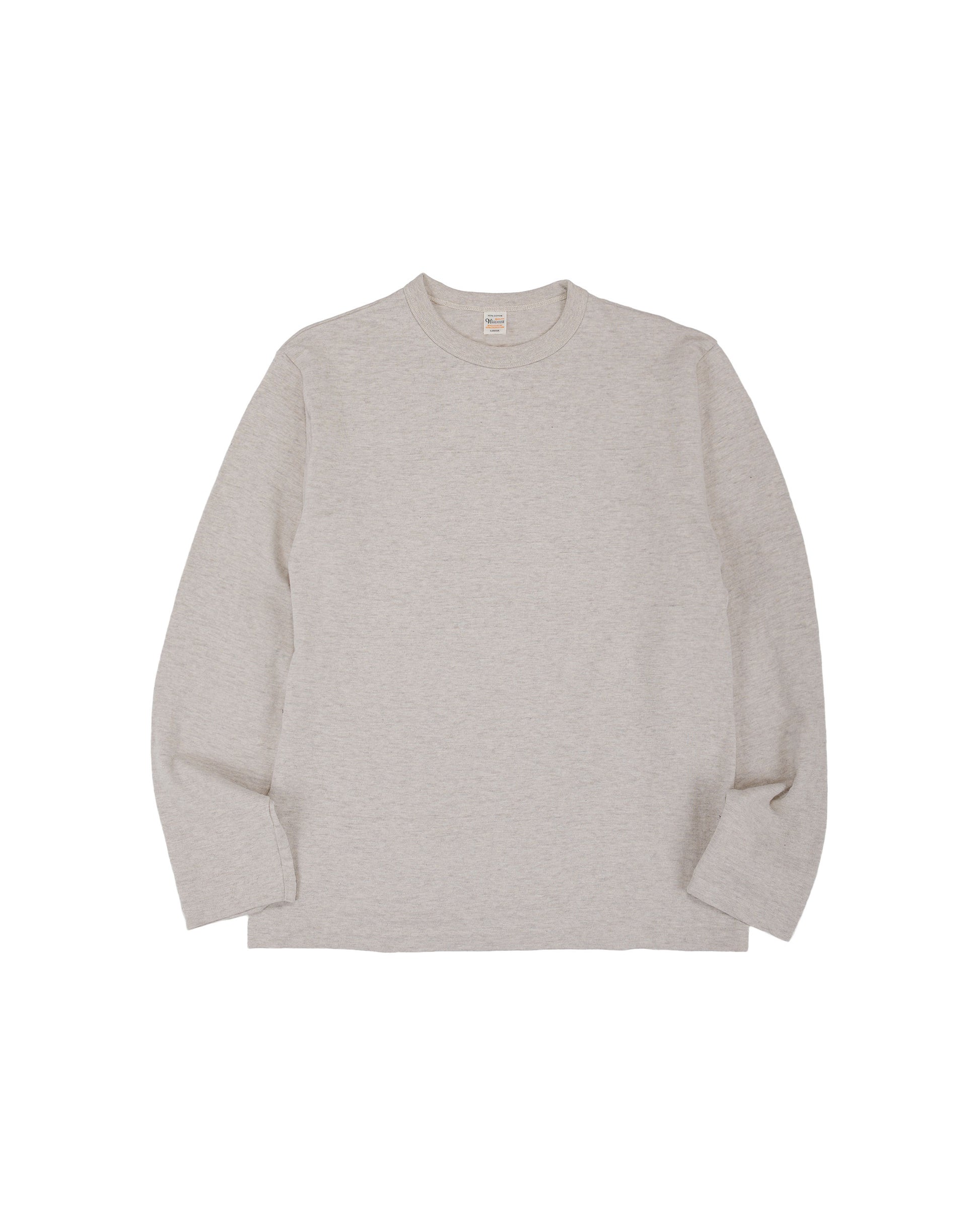 lost & found Warehouse Warehouse Lot. 5906 Long Sleeve Crew Neck T-Shirt Oatmeal