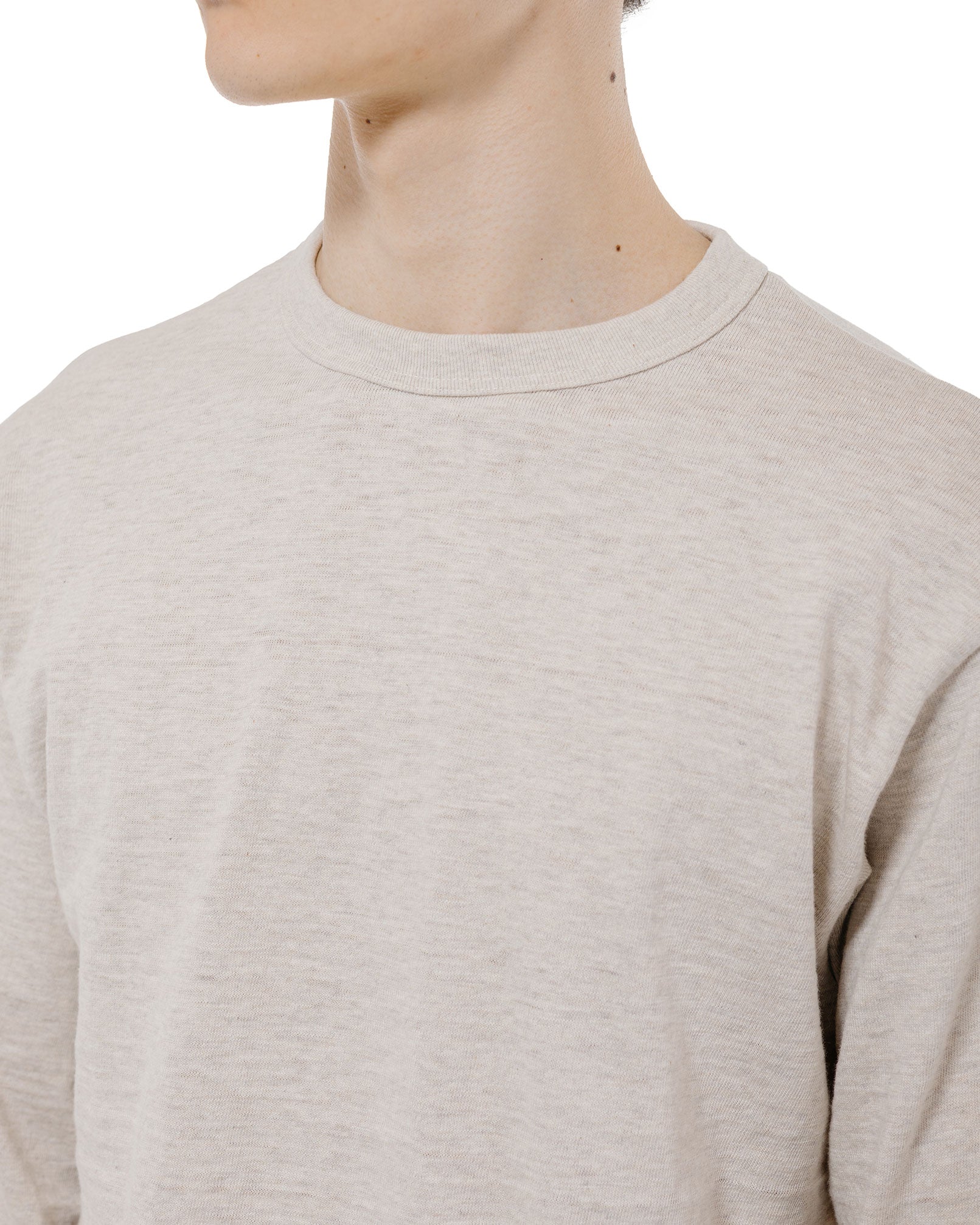 lost & found Warehouse Warehouse Lot. 5906 Long Sleeve Crew Neck T-Shirt Oatmeal