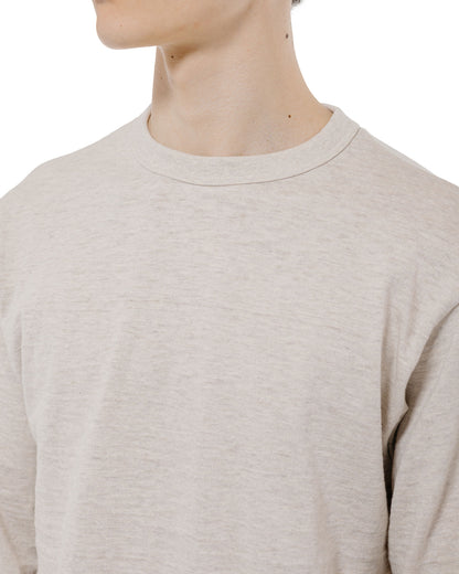 lost & found Warehouse Warehouse Lot. 5906 Long Sleeve Crew Neck T-Shirt Oatmeal