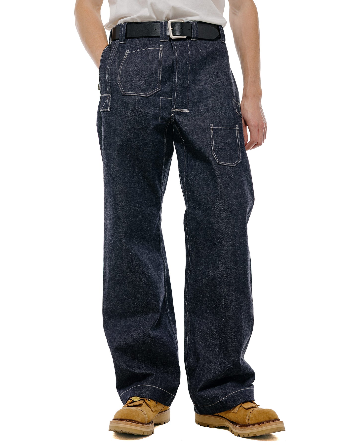 lost & found Warehouse Warehouse Lot. JG-01S 1910s Netmaker's Trousers Indigo Denim Original