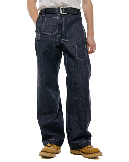 lost & found Warehouse Warehouse Lot. JG-01S 1910s Netmaker's Trousers Indigo Denim Original