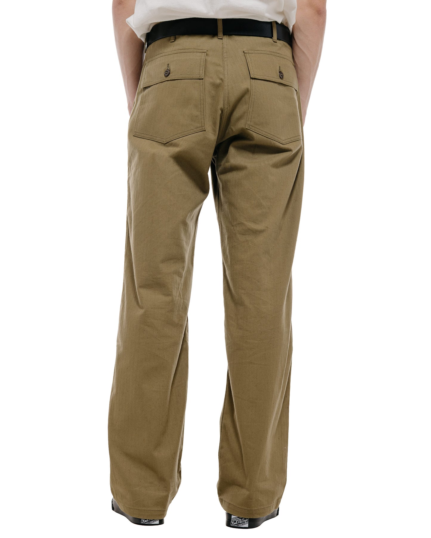 lost & found Warehouse Warehouse Lot. 1086 Military Herringbone Pants OD Green