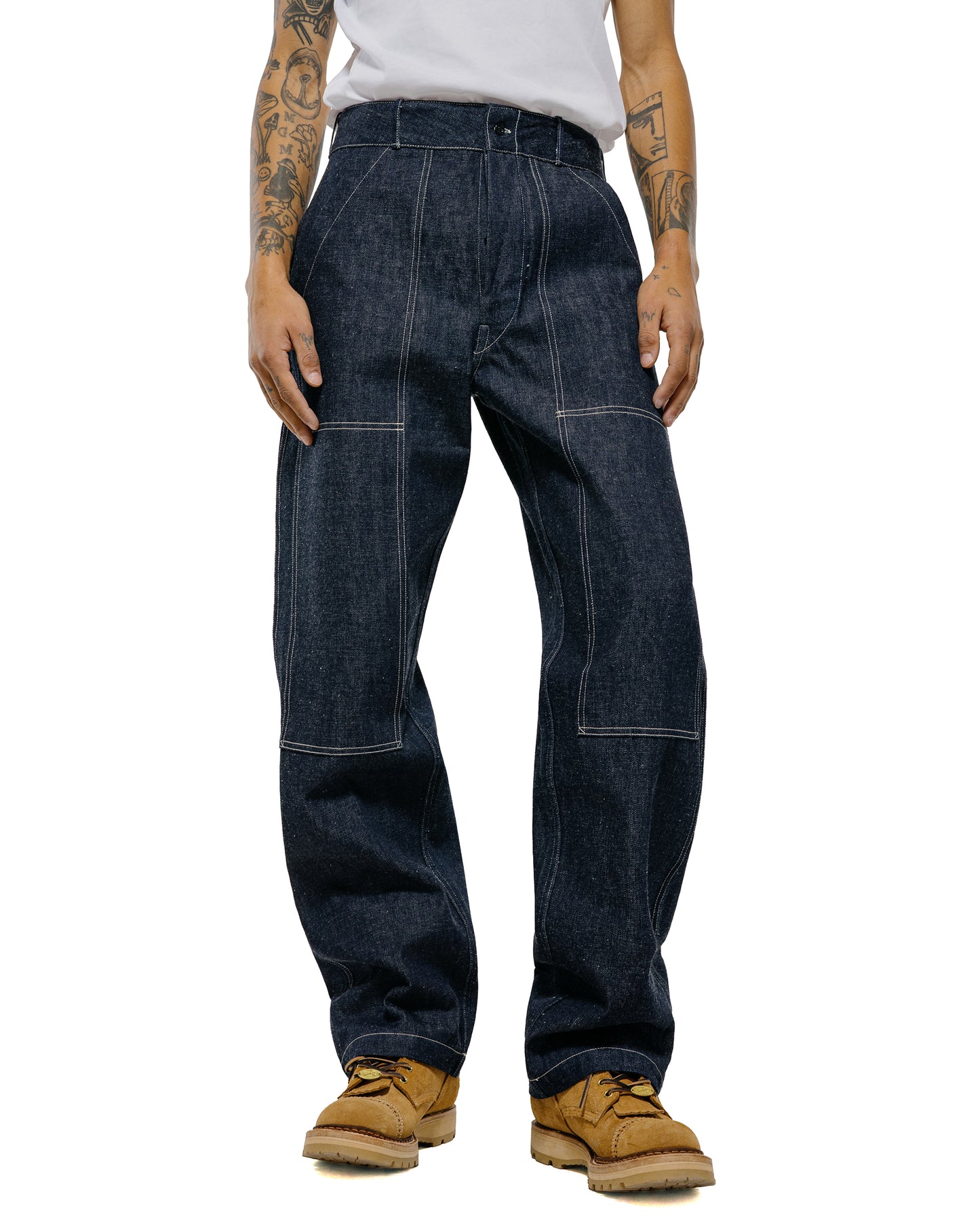 lost & found Warehouse Warehouse Lot. 1239 1930's WPA Double Knee Denim Trousers Indigo Denim