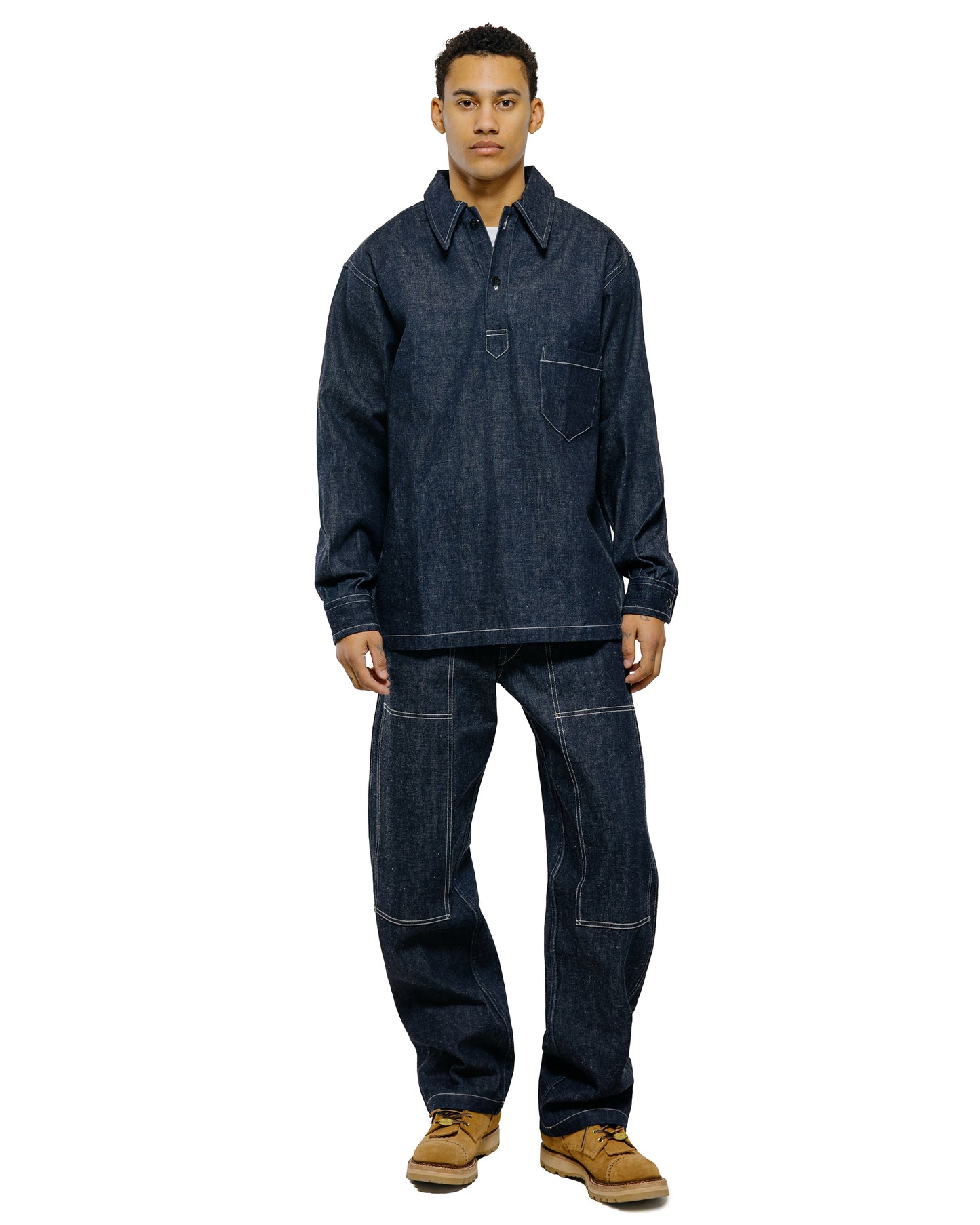 lost & found Warehouse Warehouse Lot. 1239 1930's WPA Double Knee Denim Trousers Indigo Denim
