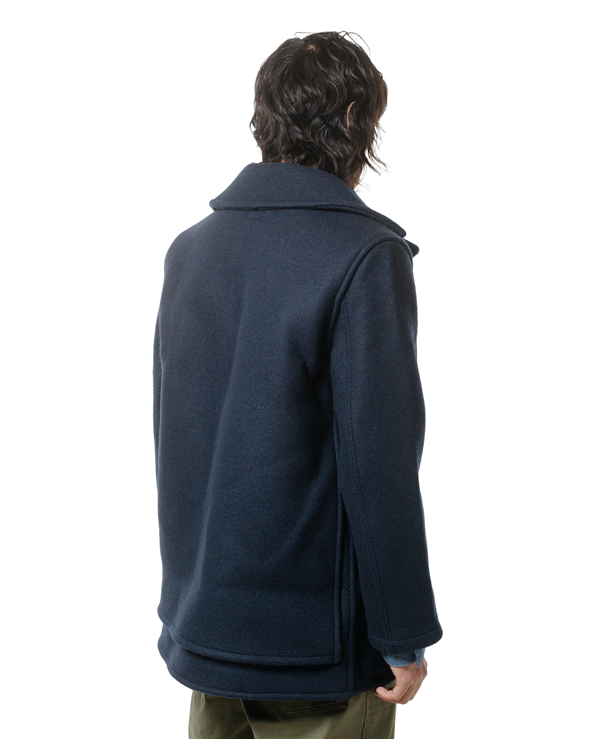lost & found Warehouse Warehouse Lot. 2228 1930's U.S. Army Wool Mackinaw Coat Dark Navy