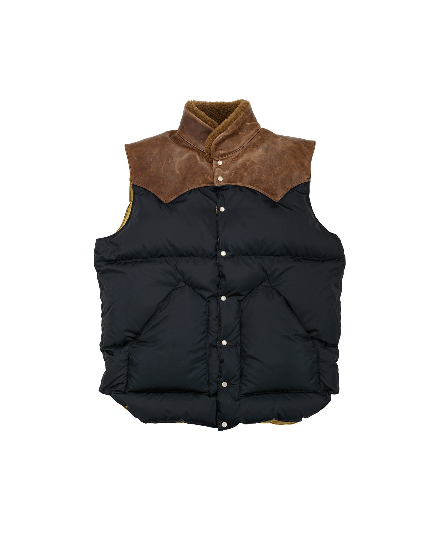 lost & found Warehouse Warehouse Lot. 2235 Rocky Mountain Vest Warehouse Nylon Christy Vest Black