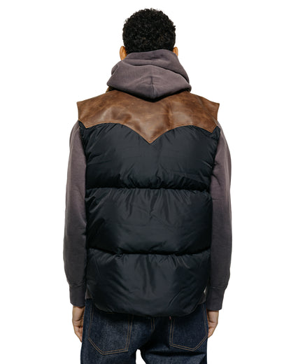 lost & found Warehouse Warehouse Lot. 2235 Rocky Mountain Vest Warehouse Nylon Christy Vest Black
