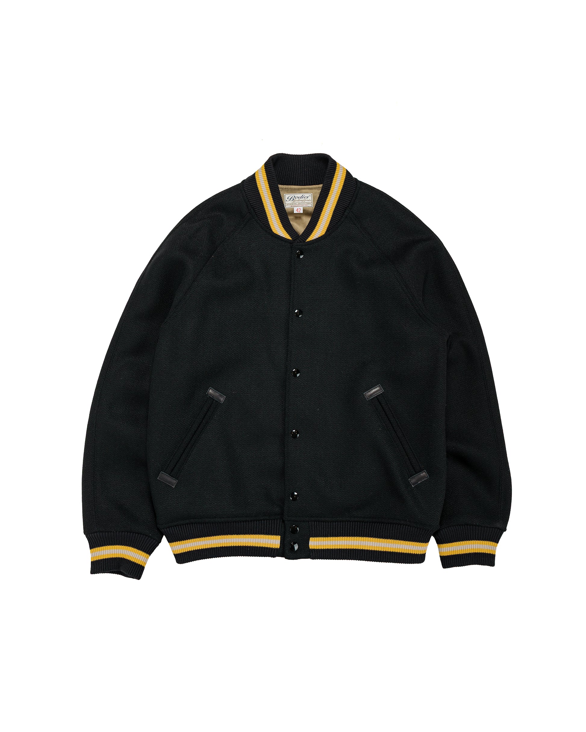 lost & found Warehouse Warehouse Lot. 2239 1950's Army Varsity Jacket Plain Black