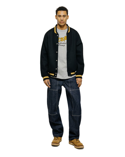 lost & found Warehouse Warehouse Lot. 2239 1950's Army Varsity Jacket Plain Black