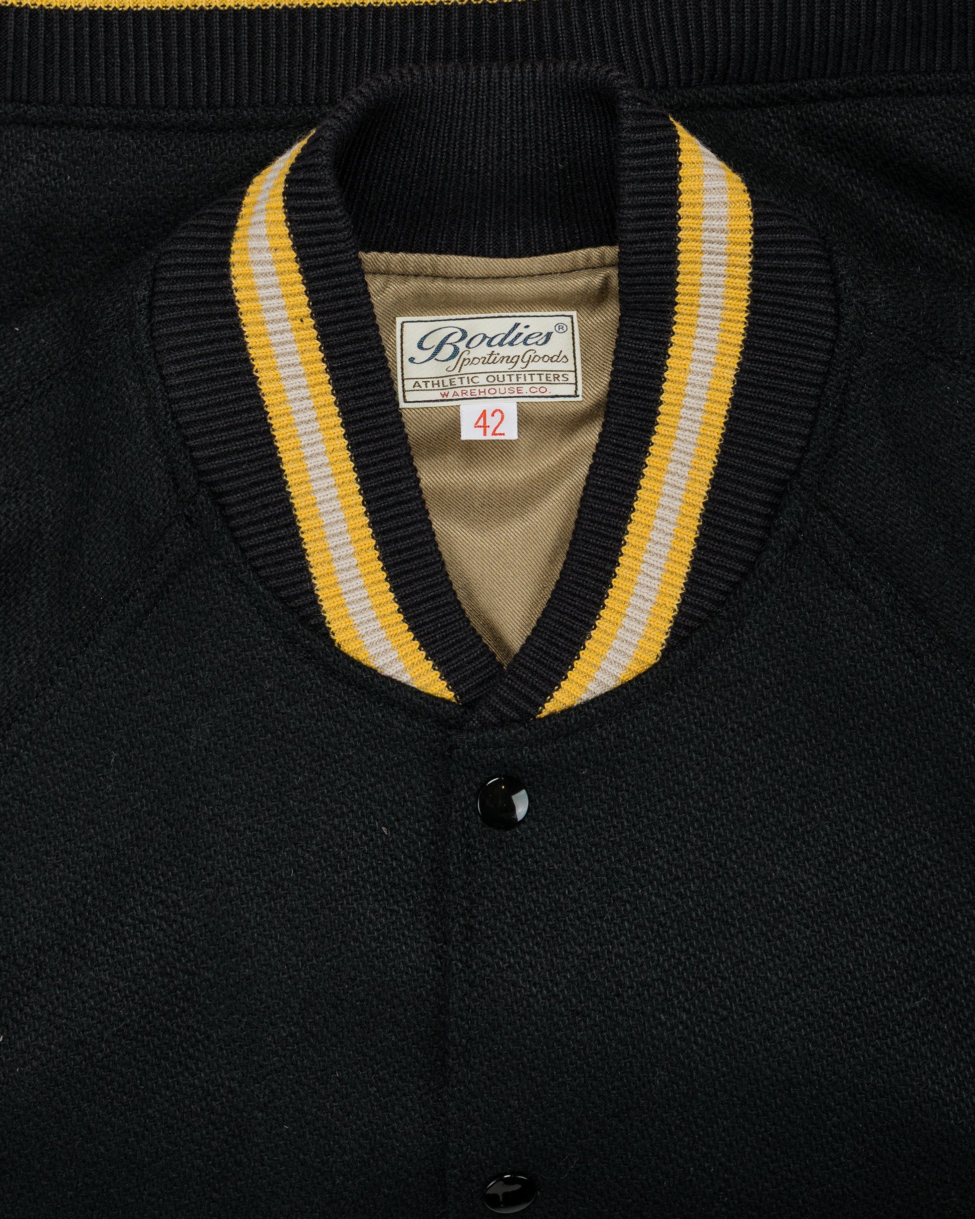 lost & found Warehouse Warehouse Lot. 2239 1950's Army Varsity Jacket Plain Black