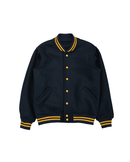 lost & found Warehouse Warehouse Lot. 2240 1950's Navy Varsity Jacket Plain Navy
