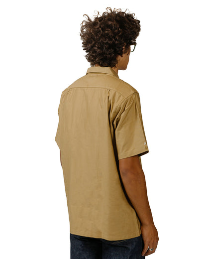 lost & found Warehouse Warehouse Lot. 3091 S/S Open Collar Shirts Camel