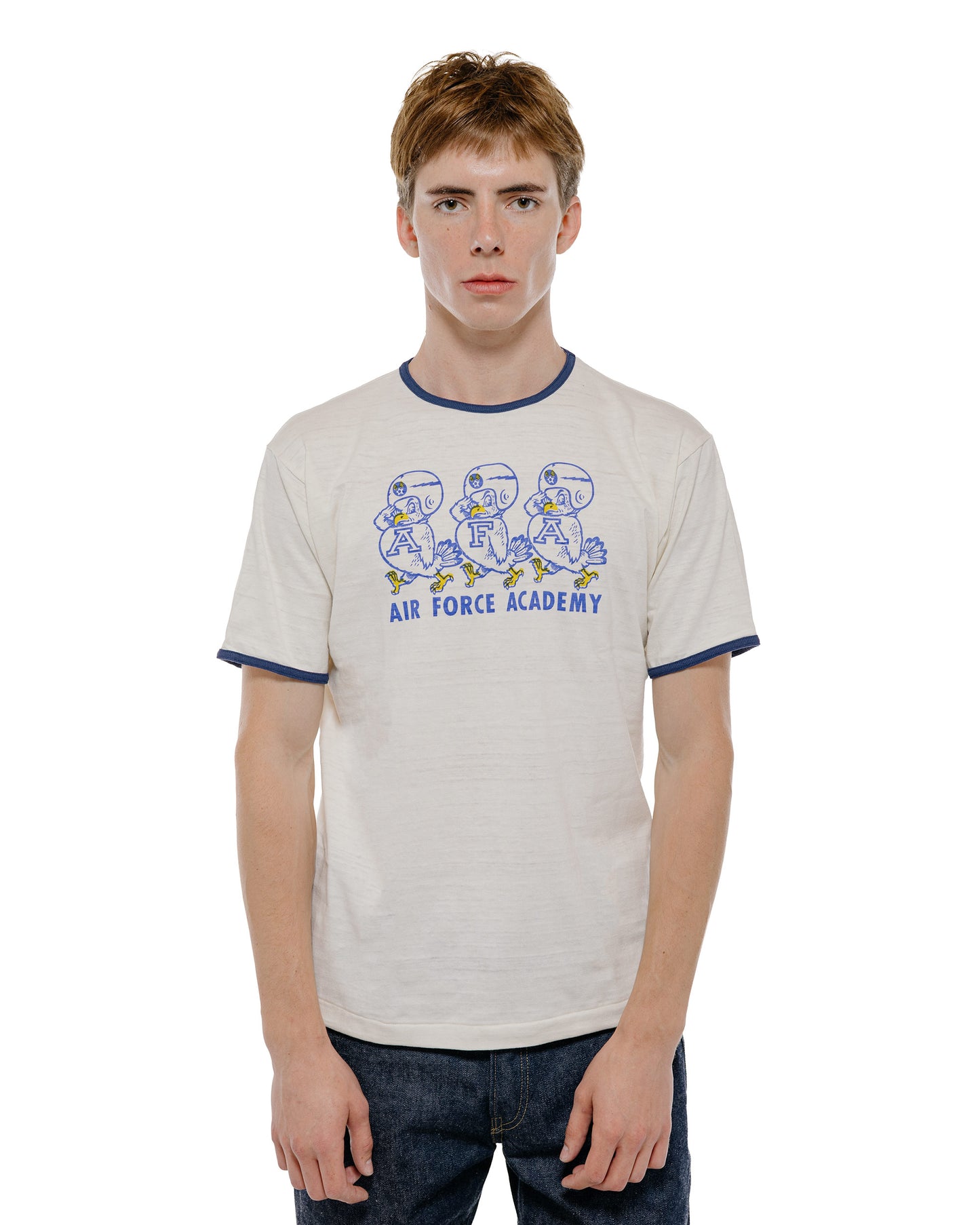 Warehouse Lot. 4059 Ringer T AFA Cream/Navy