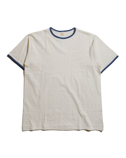 lost & found Warehouse Warehouse Lot. 4059 Ringer T Plain Cream/Navy