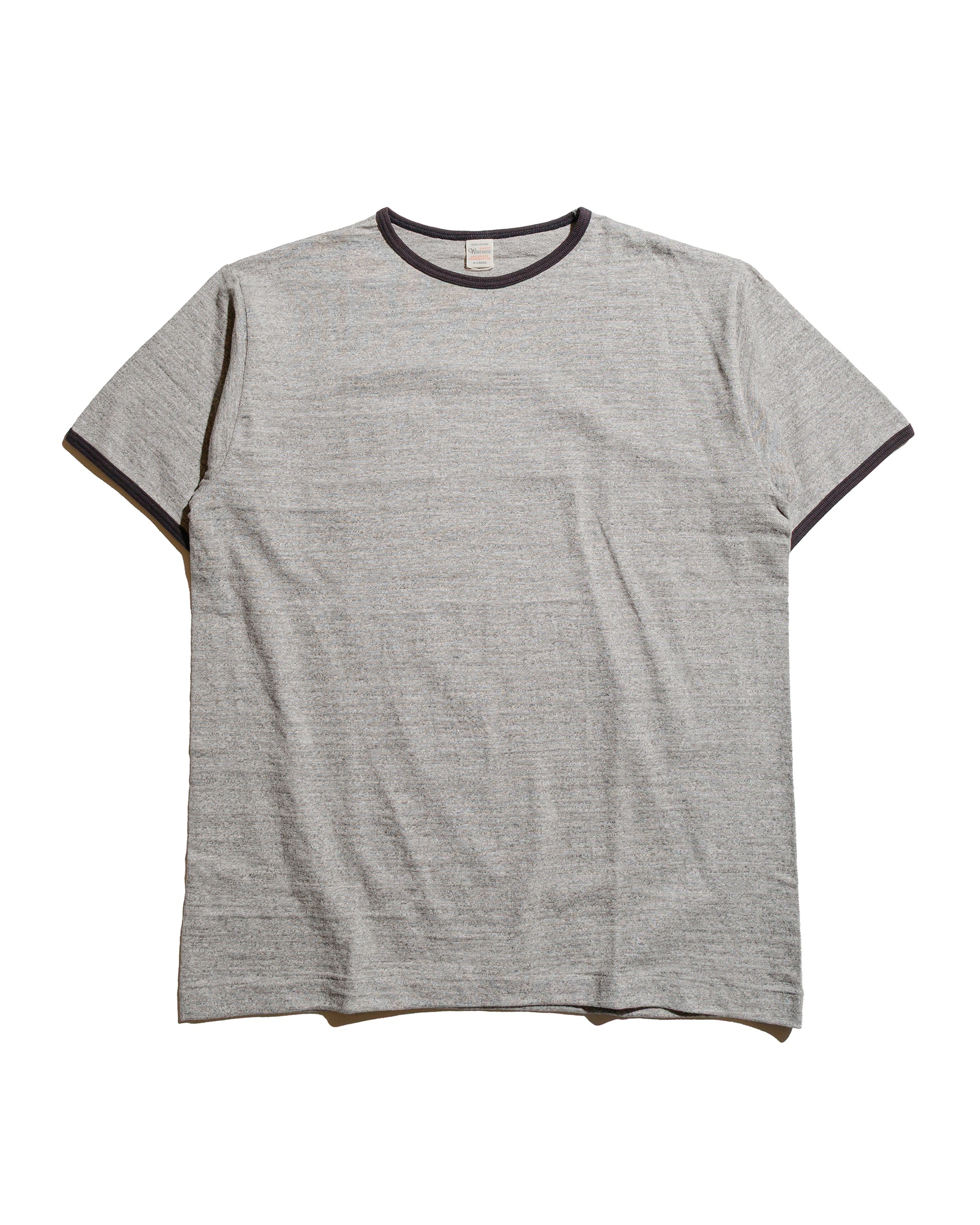 lost & found Warehouse Warehouse Lot. 4059 Ringer T Plain Heather Gray/Black