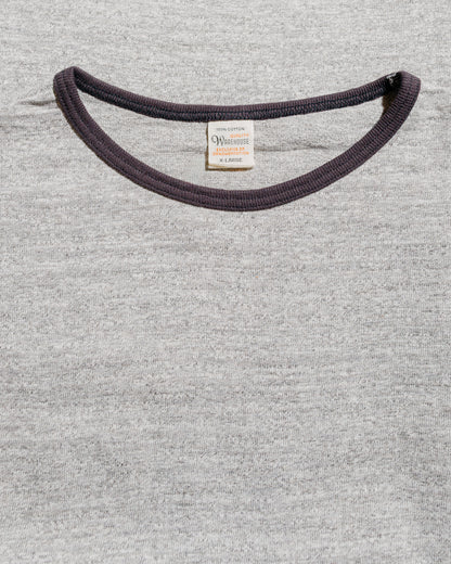 lost & found Warehouse Warehouse Lot. 4059 Ringer T Plain Heather Gray/Black