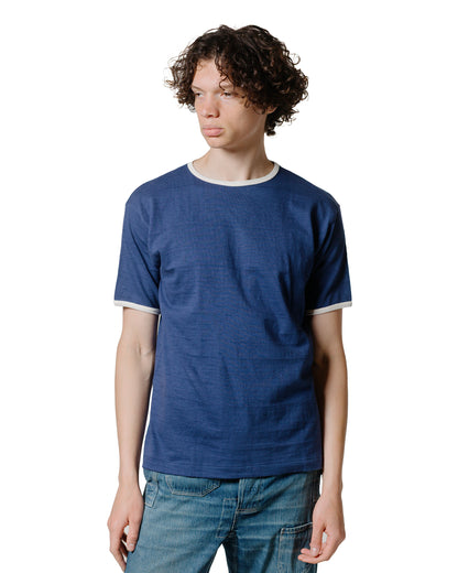 lost & found Warehouse Warehouse Lot. 4059 Ringer T Plain Navy/Cream
