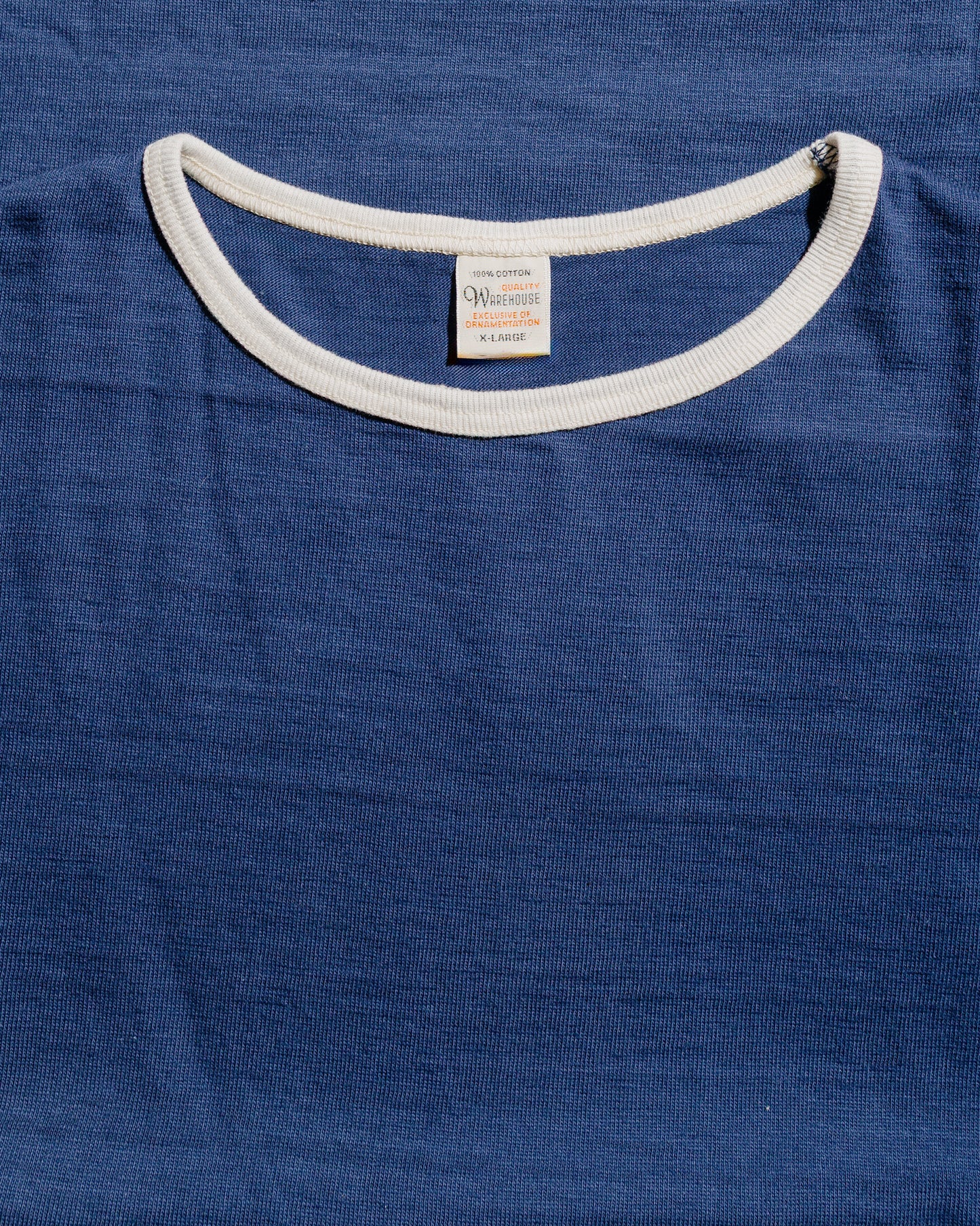 lost & found Warehouse Warehouse Lot. 4059 Ringer T Plain Navy/Cream