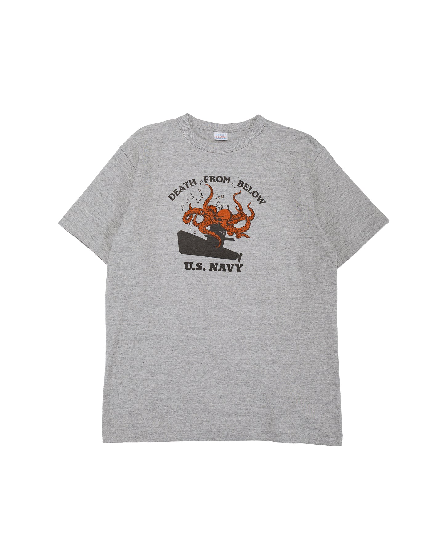 lost & found Warehouse Warehouse Lot. 4096 88/12 Heather Crew Neck T Death From Below Gray