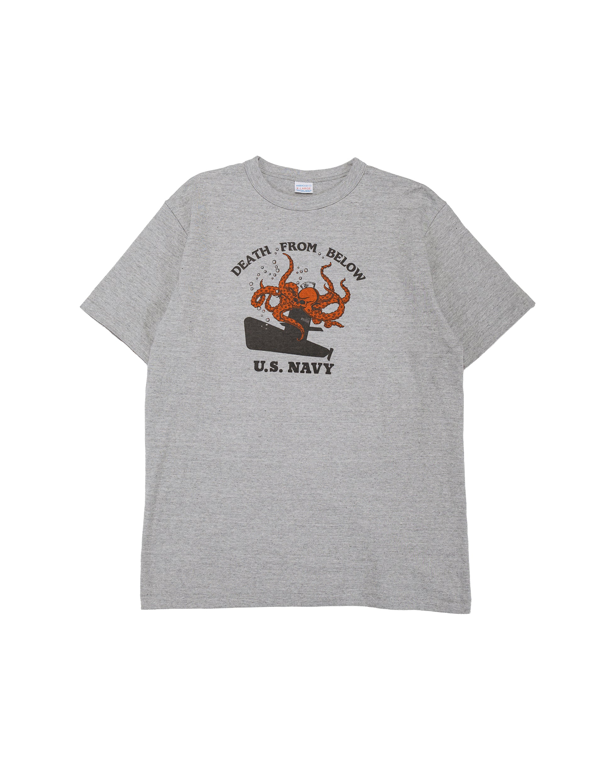 lost & found Warehouse Warehouse Lot. 4096 88/12 Heather Crew Neck T Death From Below Gray