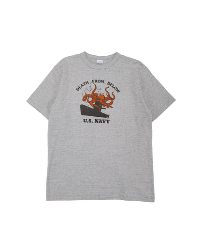 lost & found Warehouse Warehouse Lot. 4096 88/12 Heather Crew Neck T Death From Below Gray