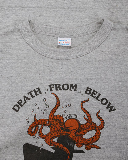 lost & found Warehouse Warehouse Lot. 4096 88/12 Heather Crew Neck T Death From Below Gray