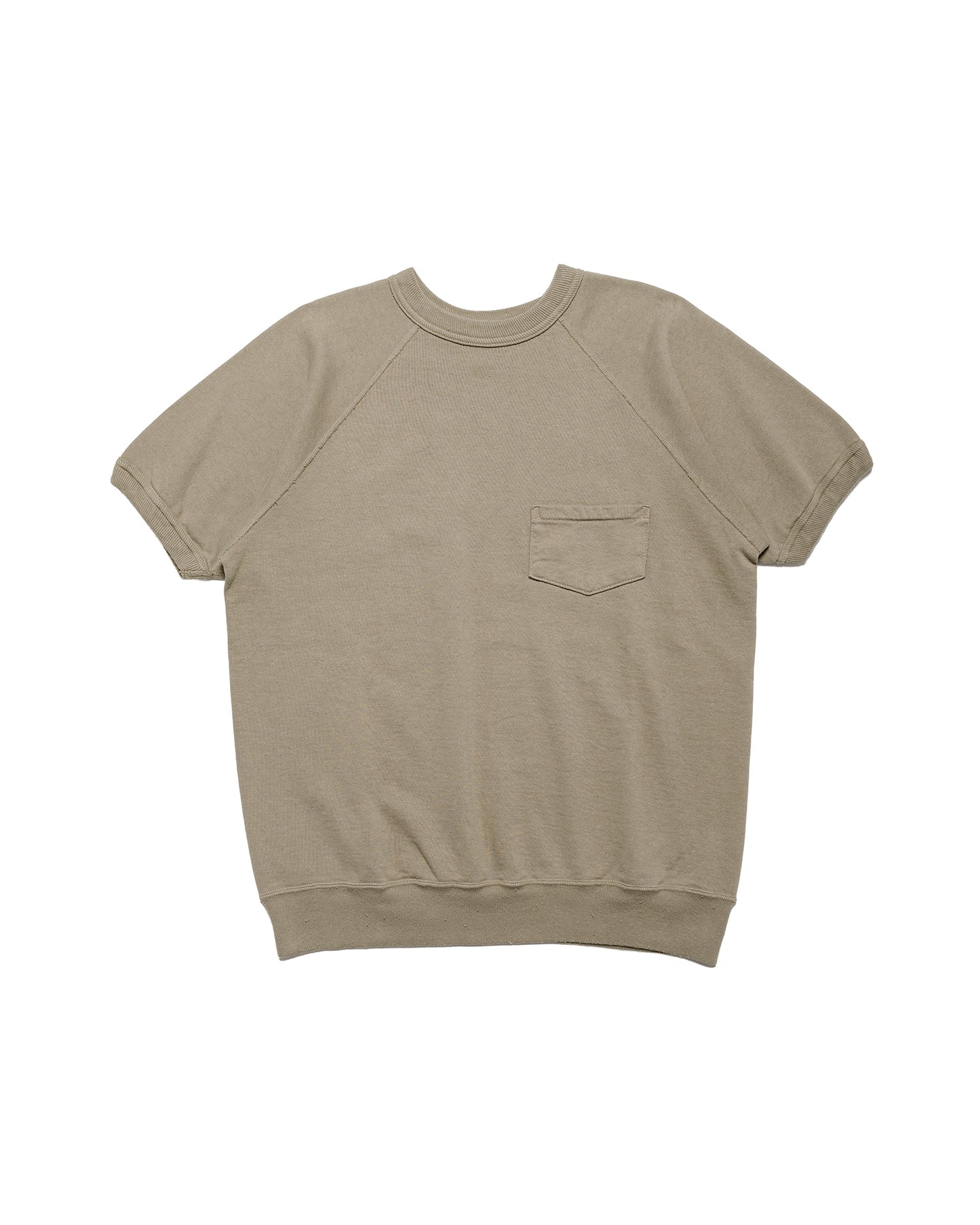 Warehouse Lot. 4105 Short Sleeve SW With Pocket Plain Green