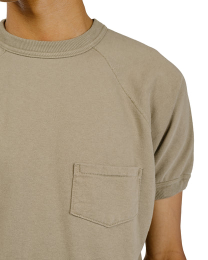 Warehouse Lot. 4105 Short Sleeve SW With Pocket Plain Green