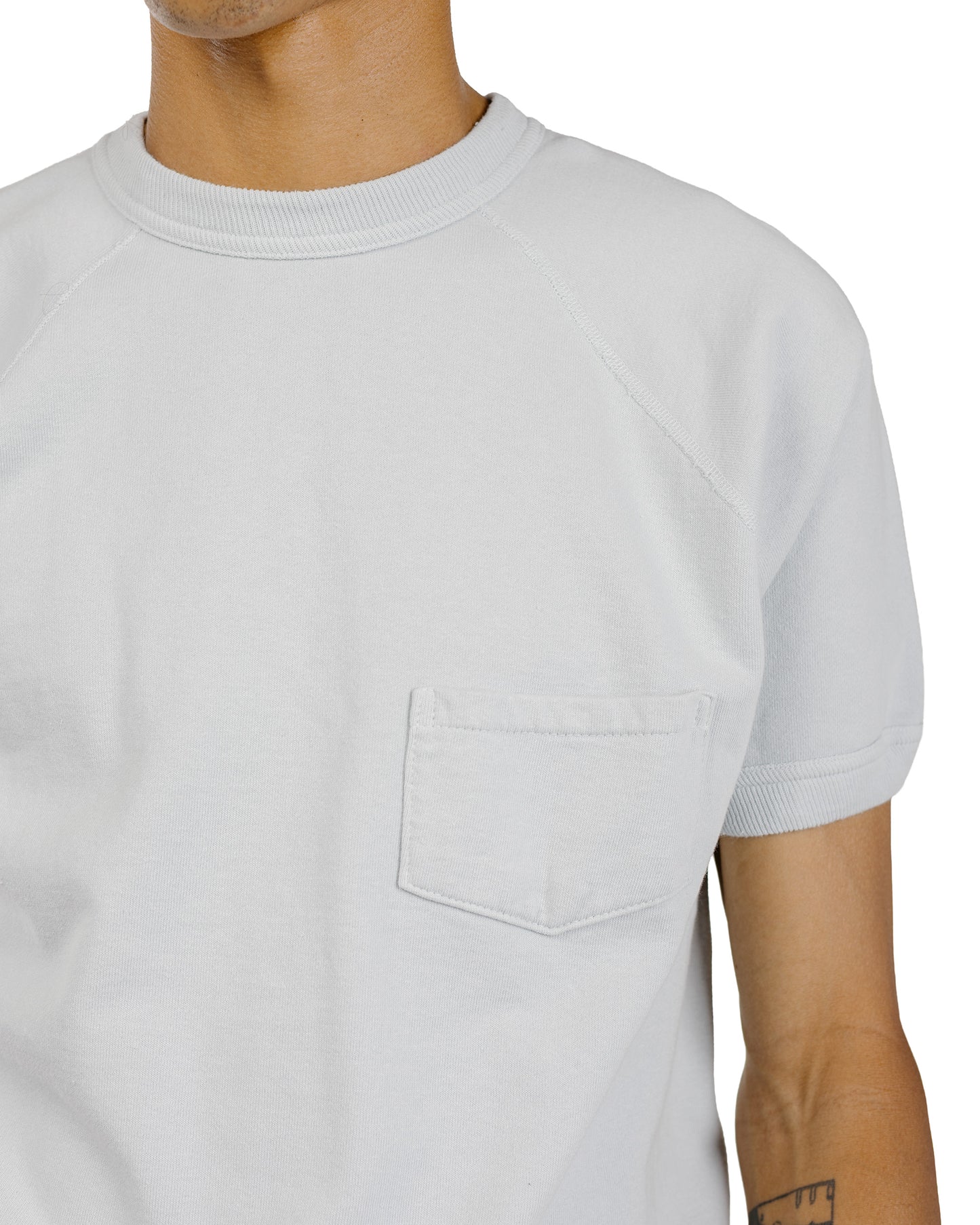 Warehouse Lot. 4105 Short Sleeve SW With Pocket Plain Sax