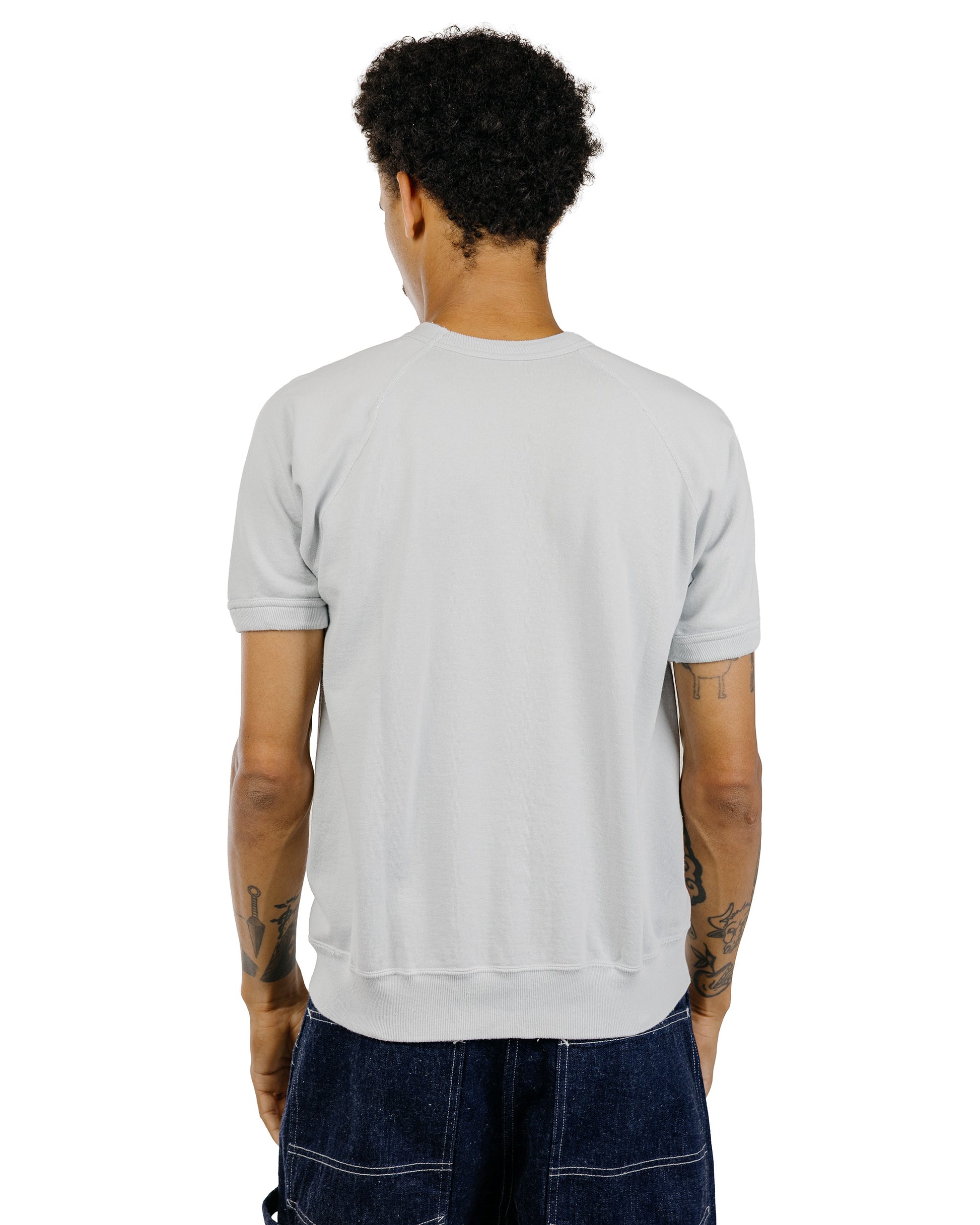 Warehouse Lot. 4105 Short Sleeve SW With Pocket Plain Sax