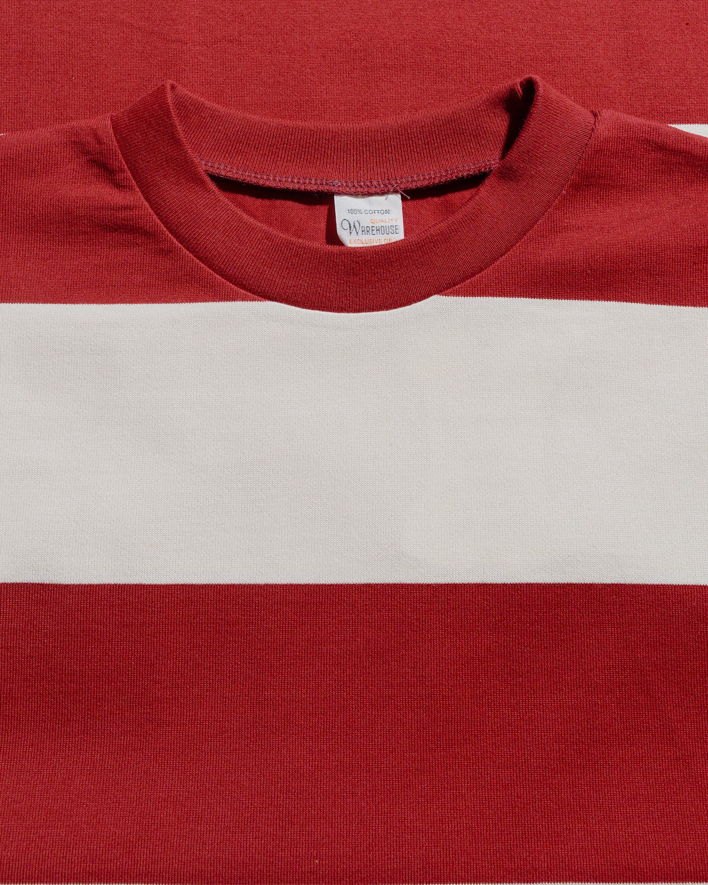 lost & found Warehouse Warehouse Lot. 4108 S/S 4in Border T Bordeaux/Kinari