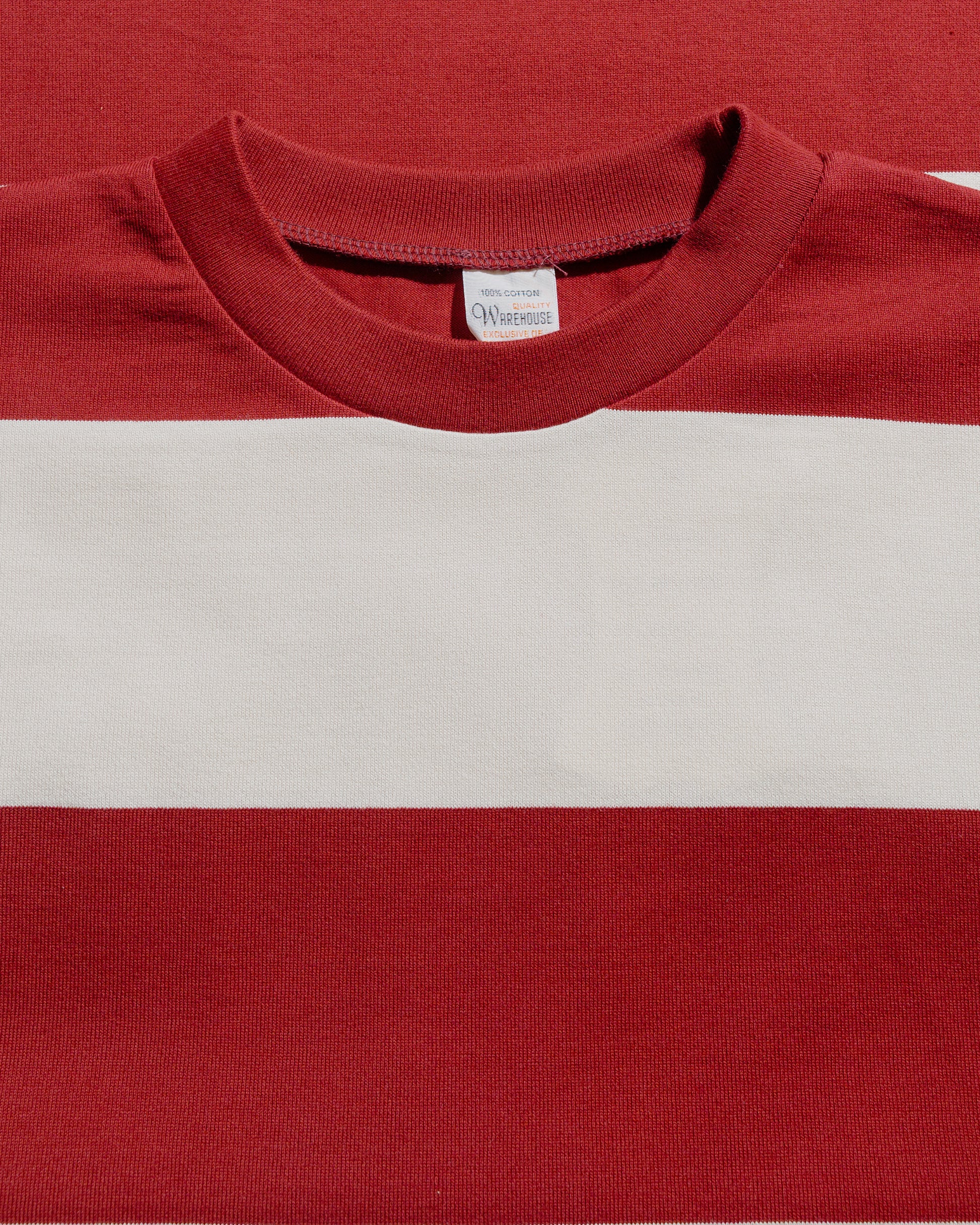 lost & found Warehouse Warehouse Lot. 4108 S/S 4in Border T Bordeaux/Kinari