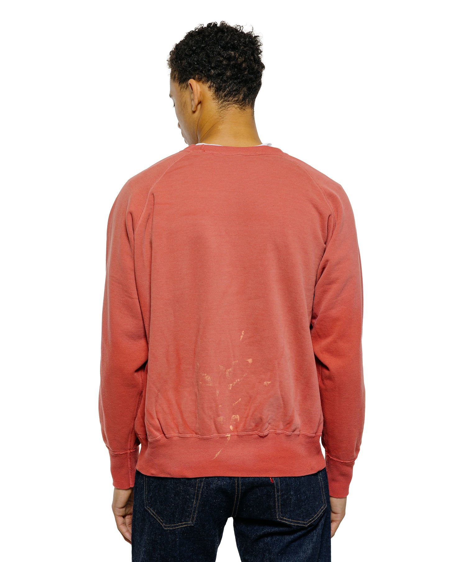 lost & found Warehouse Warehouse Lot. 461 Raglan Crew Neck SW U/W Sun Burned Red
