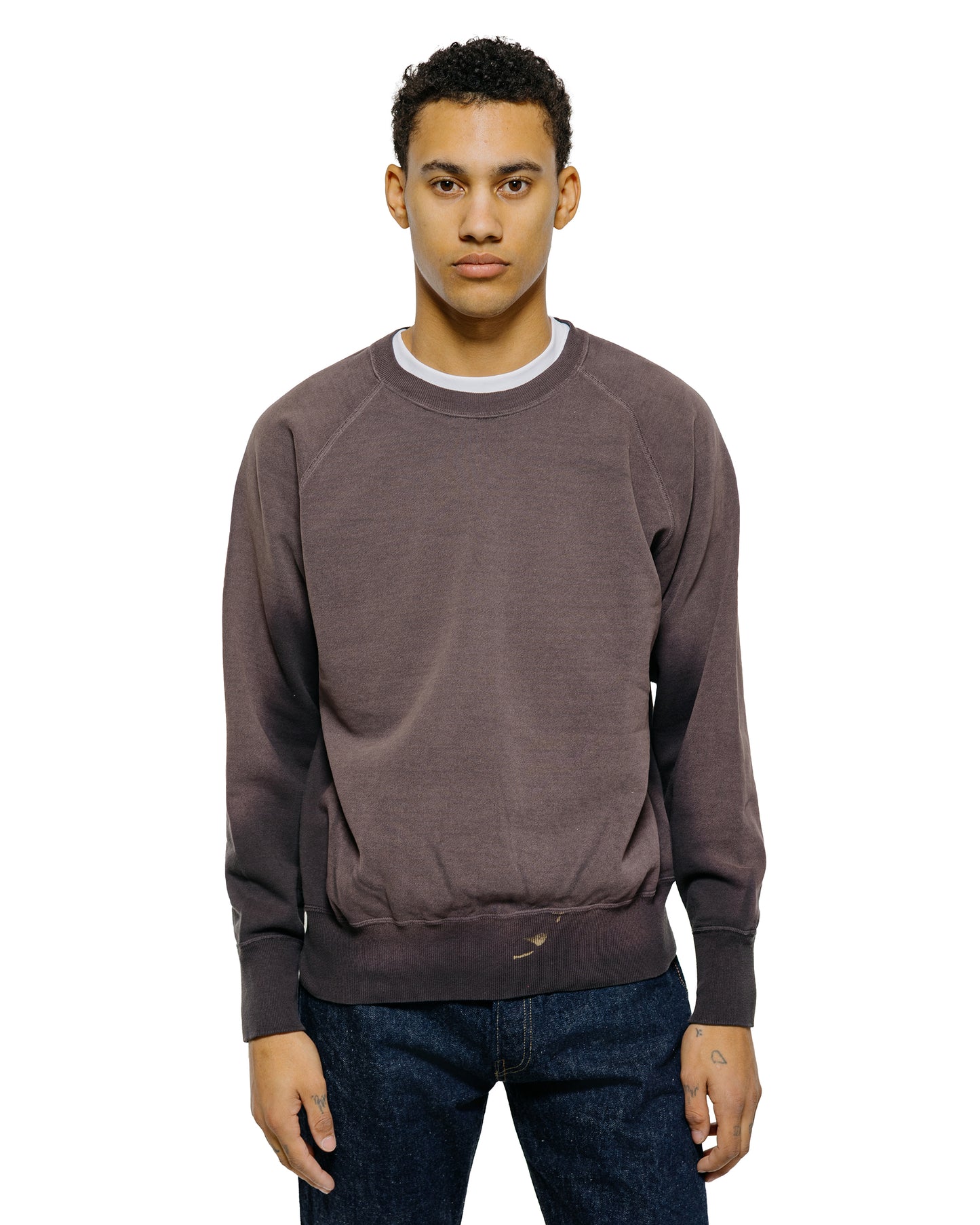 lost & found Warehouse Warehouse Lot. 461 Raglan Crew Neck SW U/W Sun Burned Sumikuro