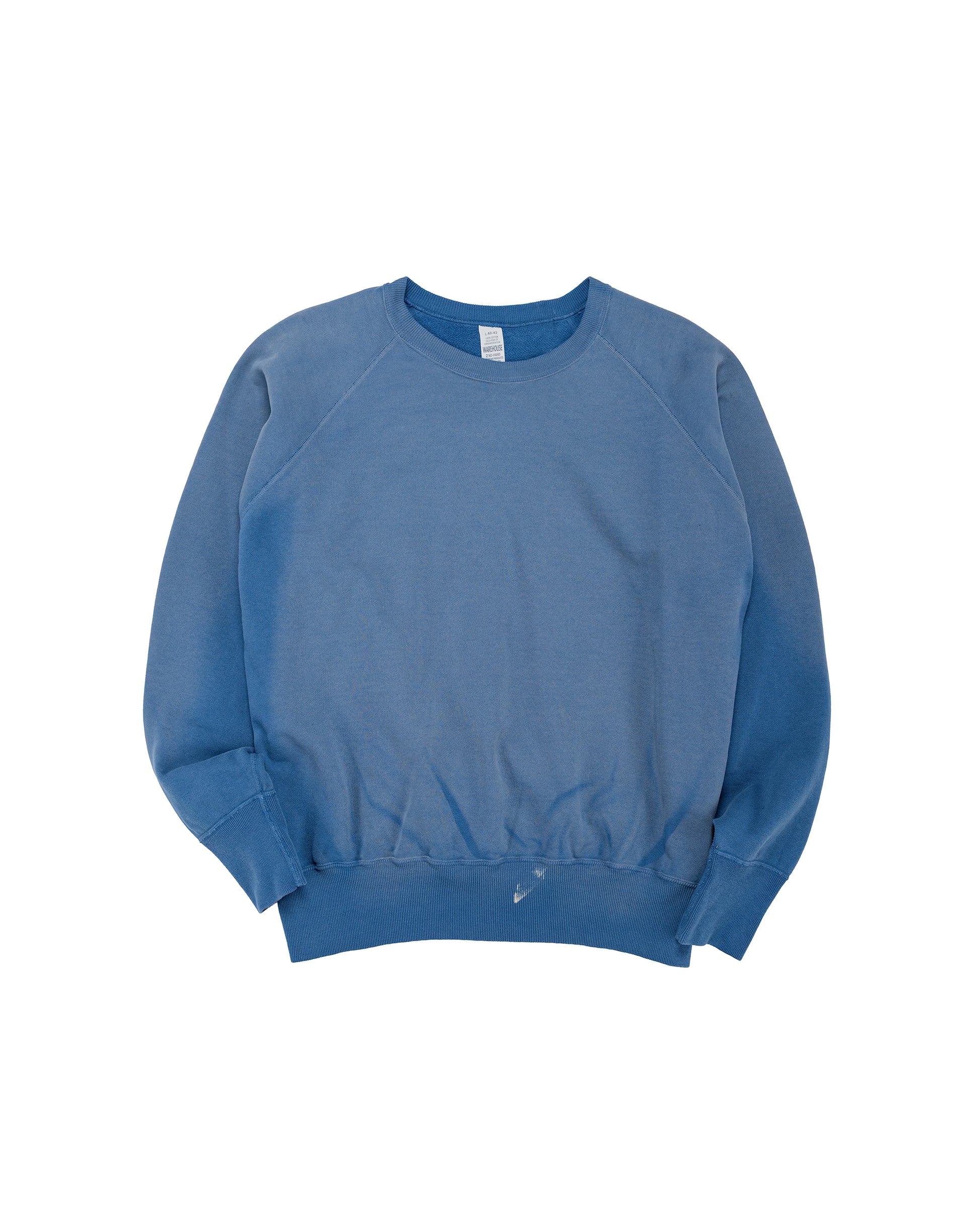 lost & found Warehouse Warehouse Lot. 461 Raglan Crew Neck SW U/W Sun Burned Blue