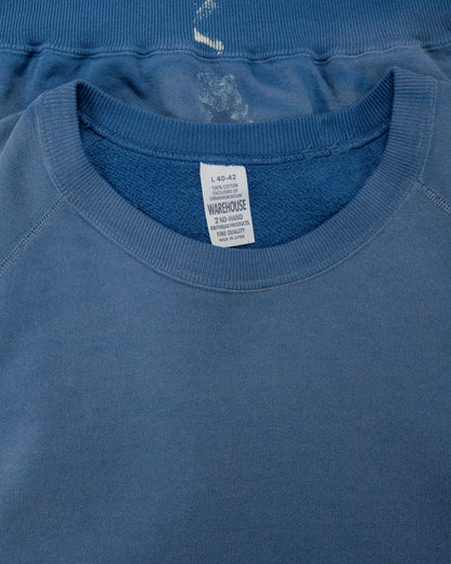 lost & found Warehouse Warehouse Lot. 461 Raglan Crew Neck SW U/W Sun Burned Blue