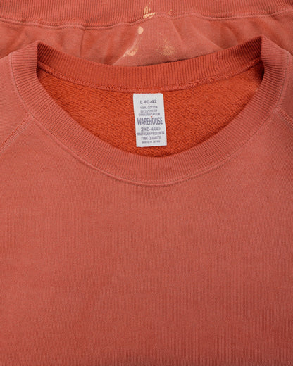 lost & found Warehouse Warehouse Lot. 461 Raglan Crew Neck SW U/W Sun Burned Red