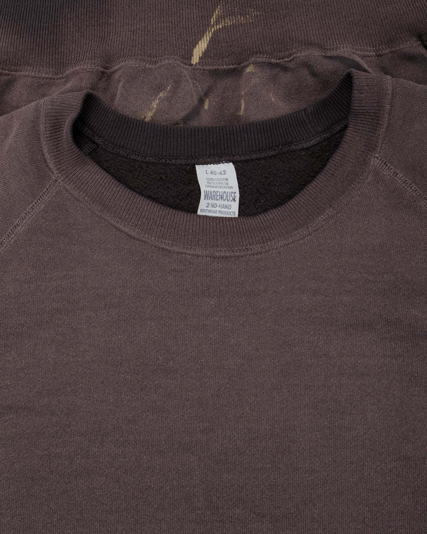 lost & found Warehouse Warehouse Lot. 461 Raglan Crew Neck SW U/W Sun Burned Sumikuro