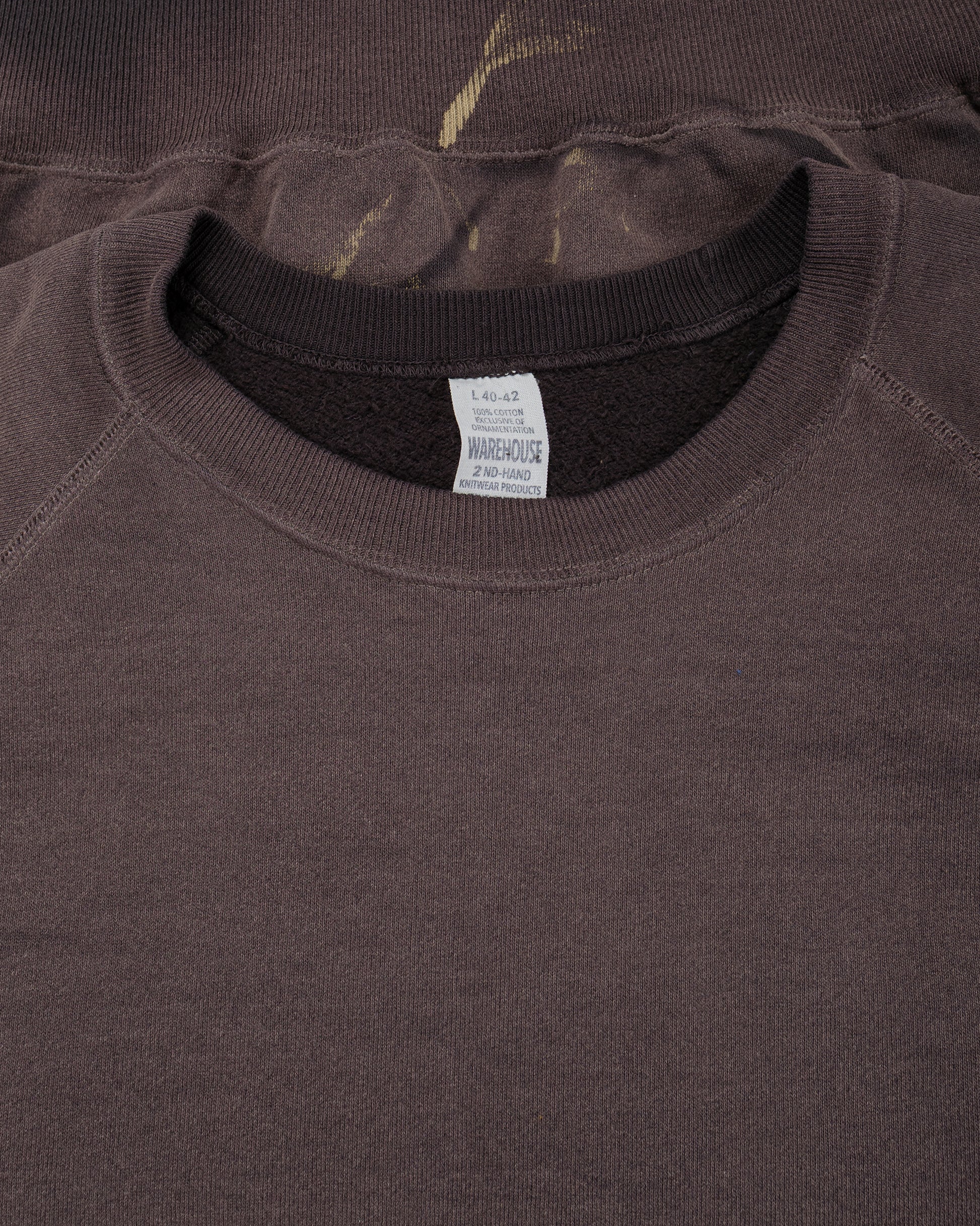 lost & found Warehouse Warehouse Lot. 461 Raglan Crew Neck SW U/W Sun Burned Sumikuro