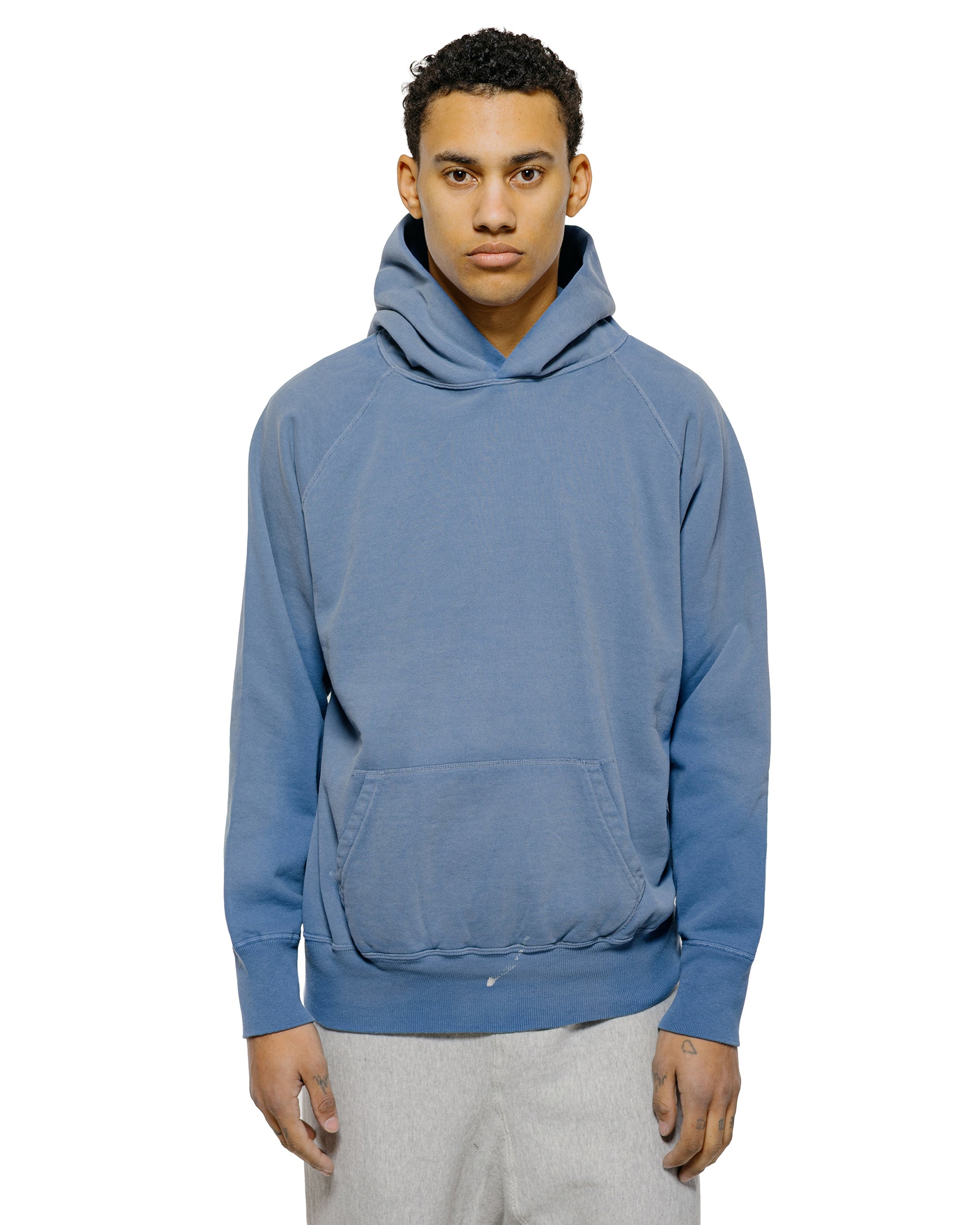 lost & found Warehouse Warehouse Lot. 462 Raglan Hood U/W Sun Burned Blue