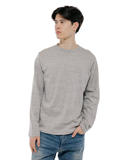lost & found Warehouse Warehouse Lot. 5906 Long Sleeve Crew Neck T-Shirt Heather Gray