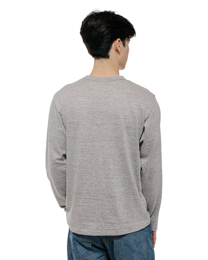 lost & found Warehouse Warehouse Lot. 5906 Long Sleeve Crew Neck T-Shirt Heather Gray