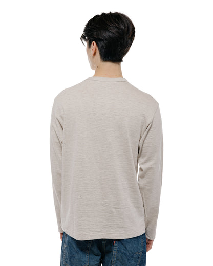lost & found Warehouse Warehouse Lot. 5906 Long Sleeve Crew Neck T-Shirt Oatmeal