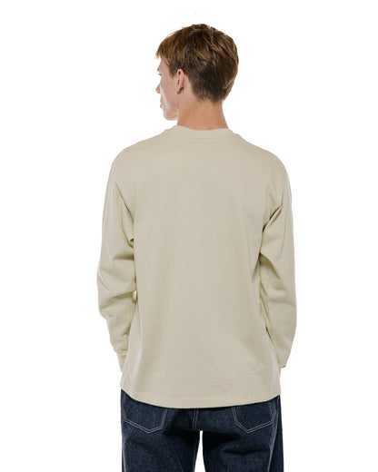 Warehouse Lot. 5914 Long Sleeve Crew Neck T-Shirt Solid Cream