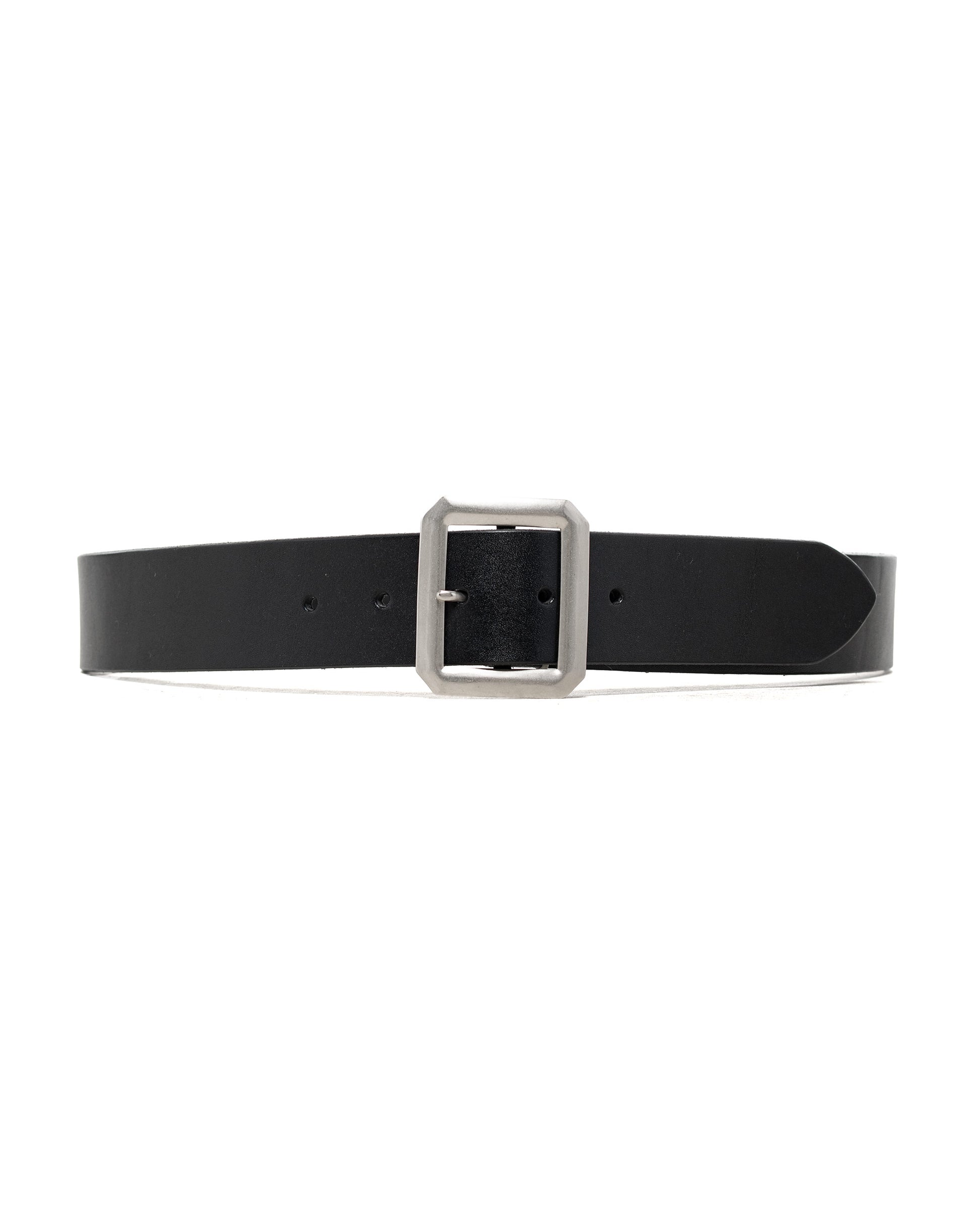 Warehouse Lot. 6039 Garrison Cowhide Belt Black