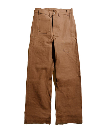 lost & found Warehouse Warehouse Lot. JG-01 1910s Netmaker's Trousers Duck Brown