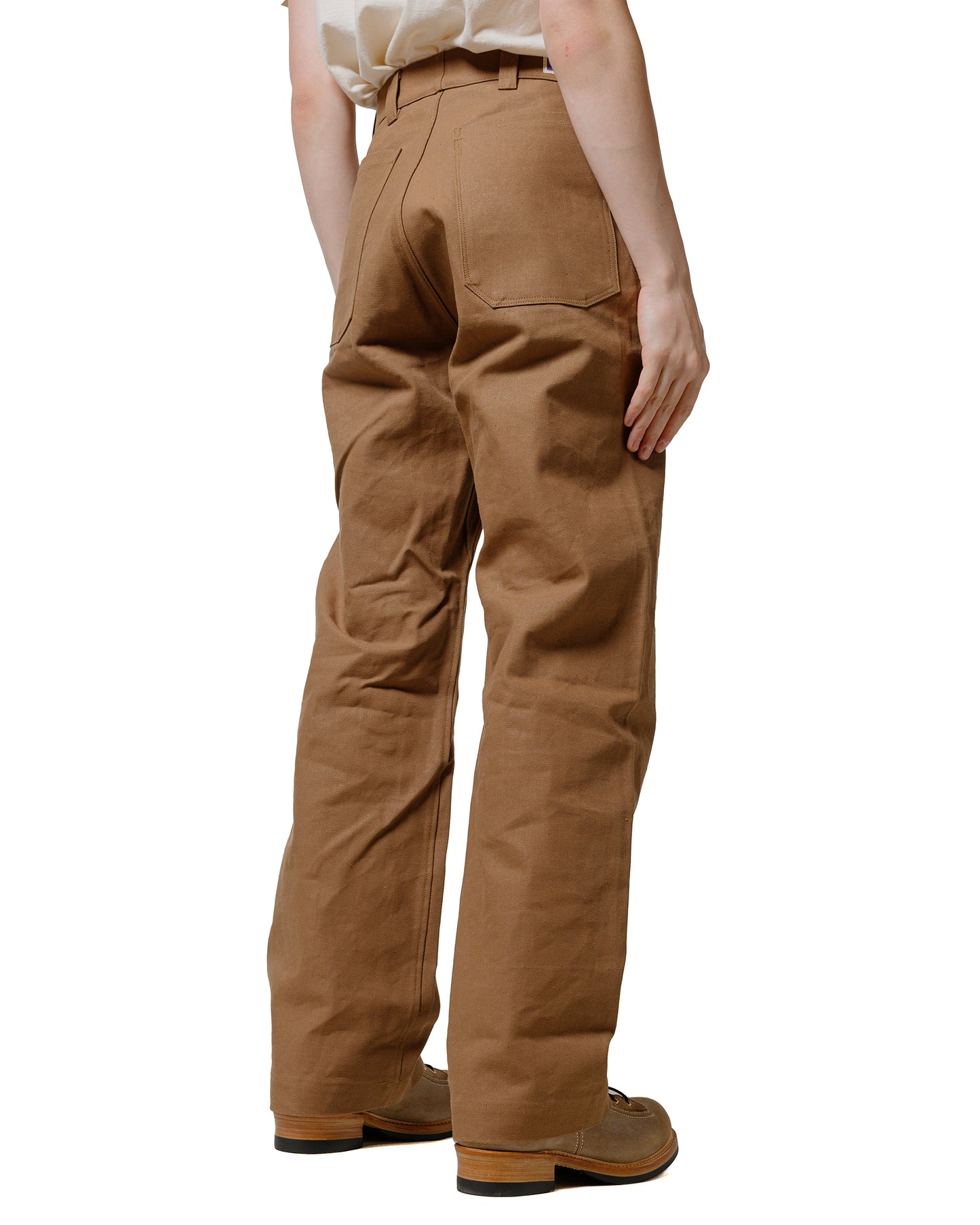lost & found Warehouse Warehouse Lot. JG-01 1910s Netmaker's Trousers Duck Brown
